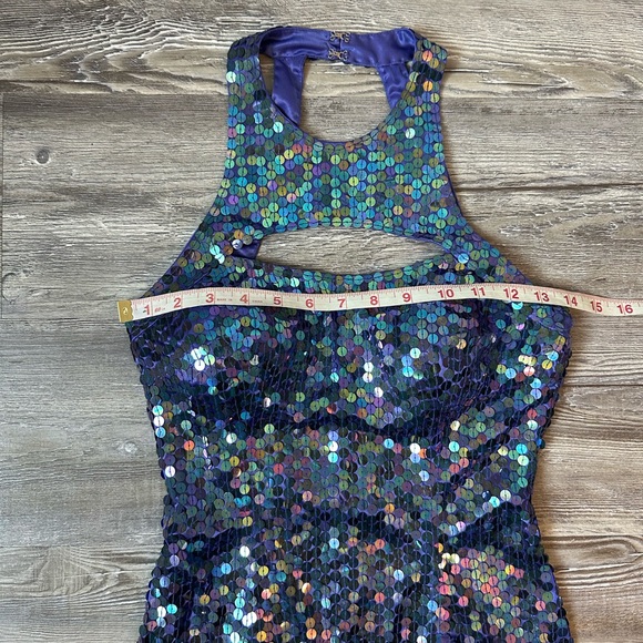 Adrianna Papell Evening Beautiful Vintage Sequin Dress - Picture 8 of 16